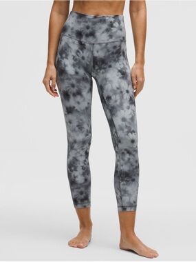 LULULEMON Align™ High-Rise Pant 25" Size 6 NWT Meadow Haze Grey Multi